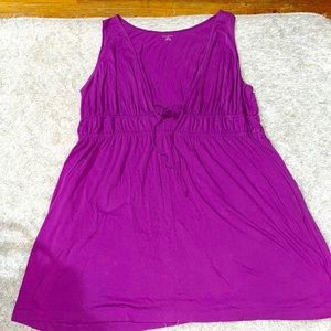 Lands End purple swim cover up!